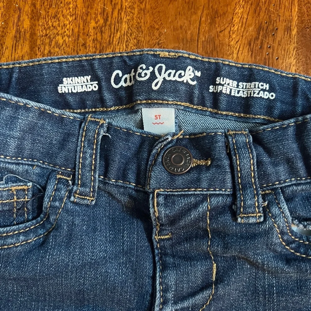 Baby Girl Size 5T Cat & Jack Clothes / Jeans, Coat and Dresses - Picture 3 of 7